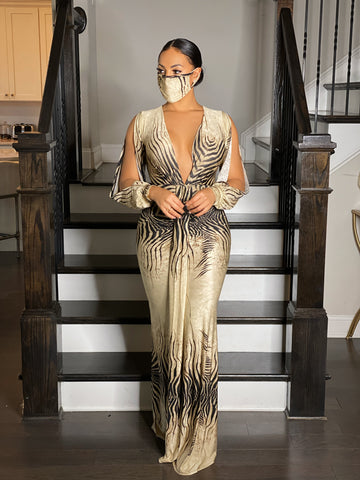 Trophy Wife Maxi Gown