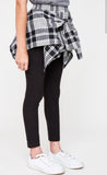 Tied Flannel Leggings