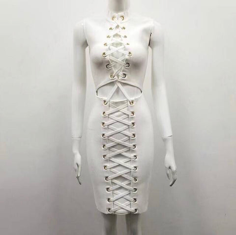 DeCordon “Tied Up” Bandage Dress