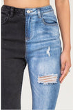 “Two faced” denim Jeans