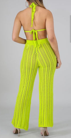 Neon Rave Poolside swimsuit coverup