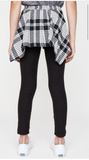 Tied Flannel Leggings