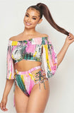 Painted Pretty 2pc swimsuit