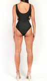 Bossy Babe belted Swim suit