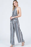 Sided Wide Leg Jumpsuit